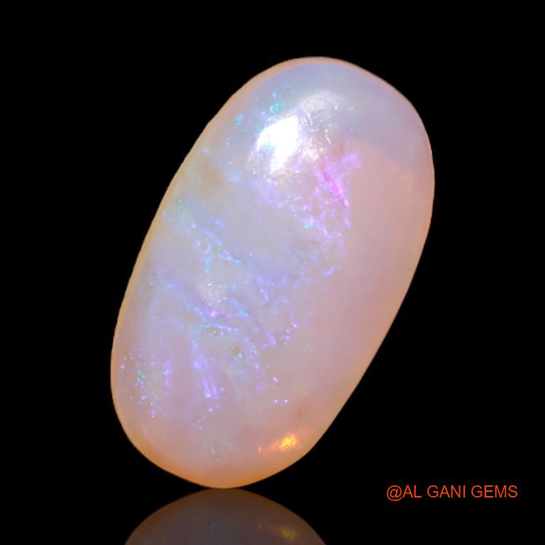 3.10 Cts Natural Australian Fire Opal Loose Gemstone Oval Cabochon 14x8x3 mm A-529