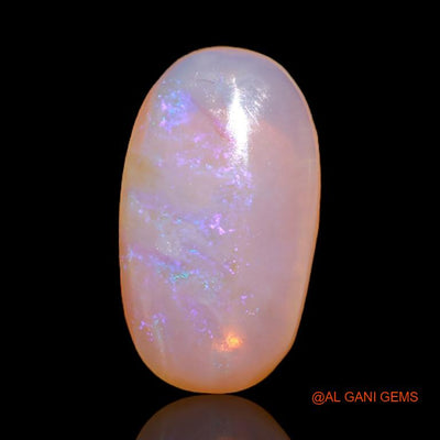 3.10 Cts Natural Australian Fire Opal Loose Gemstone Oval Cabochon 14x8x3 mm A-529