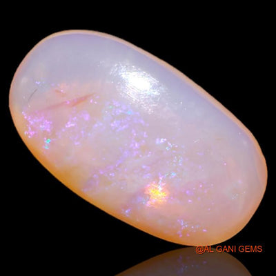 3.10 Cts Natural Australian Fire Opal Loose Gemstone Oval Cabochon 14x8x3 mm A-529