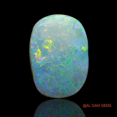 11.00 Cts Natural Australian Fire Opal Loose Gemstone Fancy Cabochon 21x14x4 mm A-52
