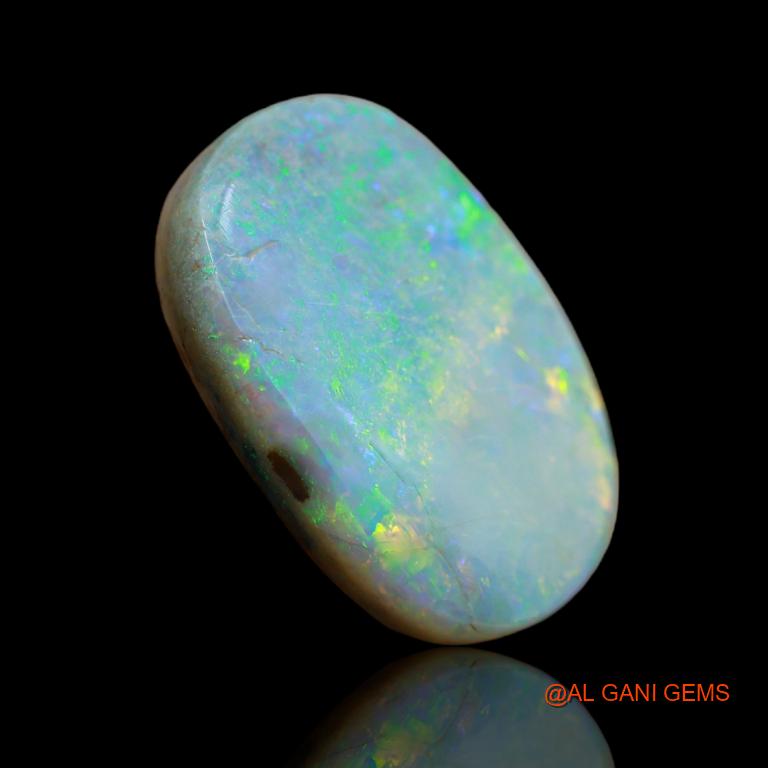 11.00 Cts Natural Australian Fire Opal Loose Gemstone Fancy Cabochon 21x14x4 mm A-52