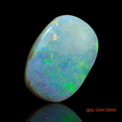 11.00 Cts Natural Australian Fire Opal Loose Gemstone Fancy Cabochon 21x14x4 mm A-52