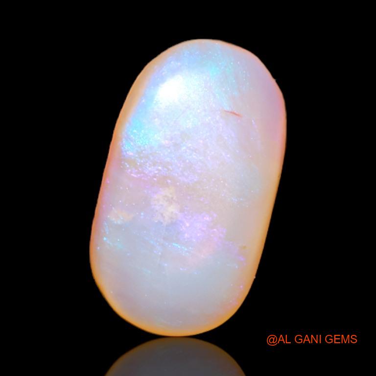 2.85 Cts Natural Australian Fire Opal Oval Cabochon Loose Gemstone For Jewelry 13x7x4 mm A-532