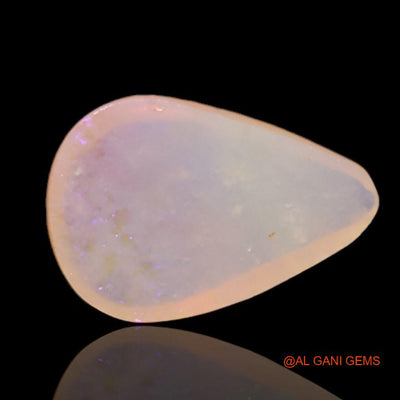 Natural Fire Opal Gemstone 2.20 Cts Loose Pear Cabochon From Australia 12x8x3 mm A-533