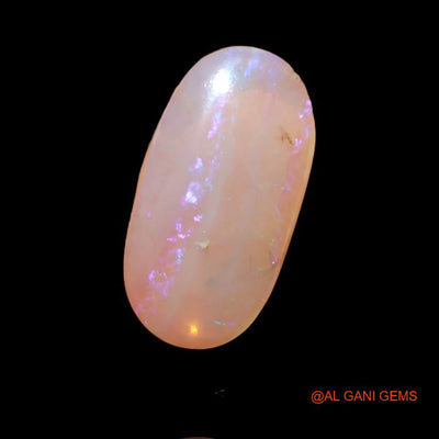 3.70 Cts Unheated Australian Fire Opal Loose Gemstone Oval Cabochon Natural 17x9x3 mm A-535