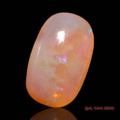 4.25 Cts Natural Australian Fire Opal Loose Gemstone Oval Cabochon 15x9x4 mm A-541