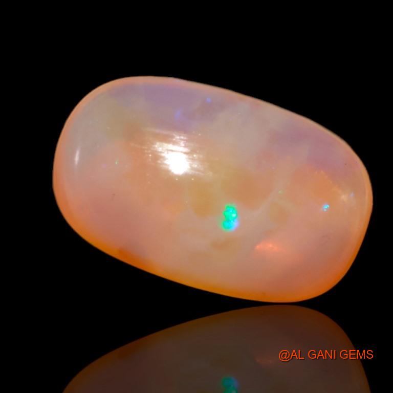 4.25 Cts Natural Australian Fire Opal Loose Gemstone Oval Cabochon 15x9x4 mm A-541