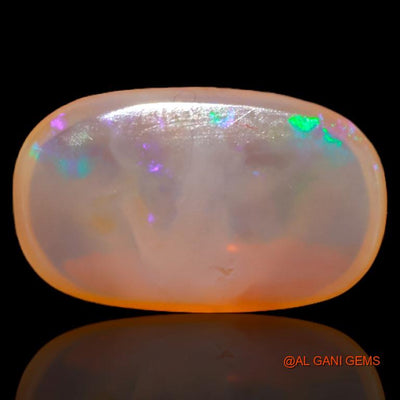 4.25 Cts Natural Australian Fire Opal Loose Gemstone Oval Cabochon 15x9x4 mm A-541
