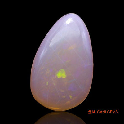 2.15 Cts Unheated Australian Fire Opal Loose Gemstone Pear Cabochon Natural 14x9x2 mm A-542