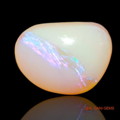 2.80 Cts Natural Australian Fire Opal Loose Gemstone Fancy Cabochon 10x8x4 mm A-543