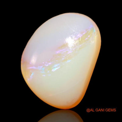 2.80 Cts Natural Australian Fire Opal Loose Gemstone Fancy Cabochon 10x8x4 mm A-543
