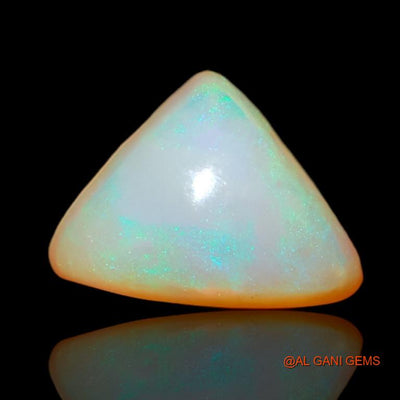 3.55 Cts Natural Australian Fire Opal Loose Gemstone Trillion Cabochon 13x9x5 mm A-544