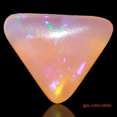 1.85 Cts Natural Australian Fire Opal Trillion Cabochon Loose Gemstone For Jewelry 9x9x3 mm A-545