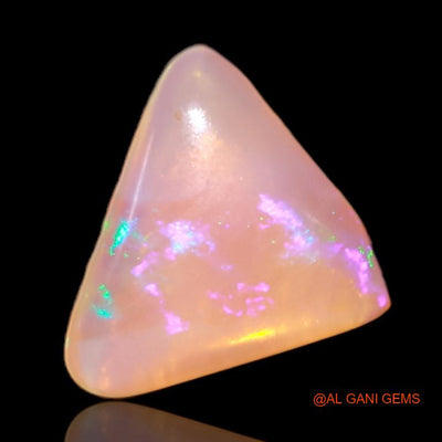 1.85 Cts Natural Australian Fire Opal Trillion Cabochon Loose Gemstone For Jewelry 9x9x3 mm A-545