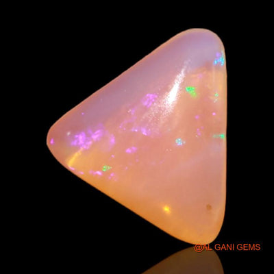 1.85 Cts Natural Australian Fire Opal Trillion Cabochon Loose Gemstone For Jewelry 9x9x3 mm A-545