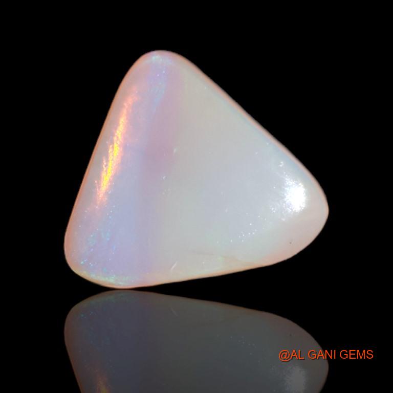 1.80 Cts Natural Australian Fire Opal Loose Gemstone Trillion Cabochon 10x10x2 mm A-548