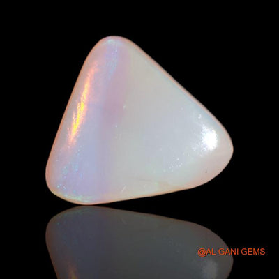 1.80 Cts Natural Australian Fire Opal Loose Gemstone Trillion Cabochon 10x10x2 mm A-548