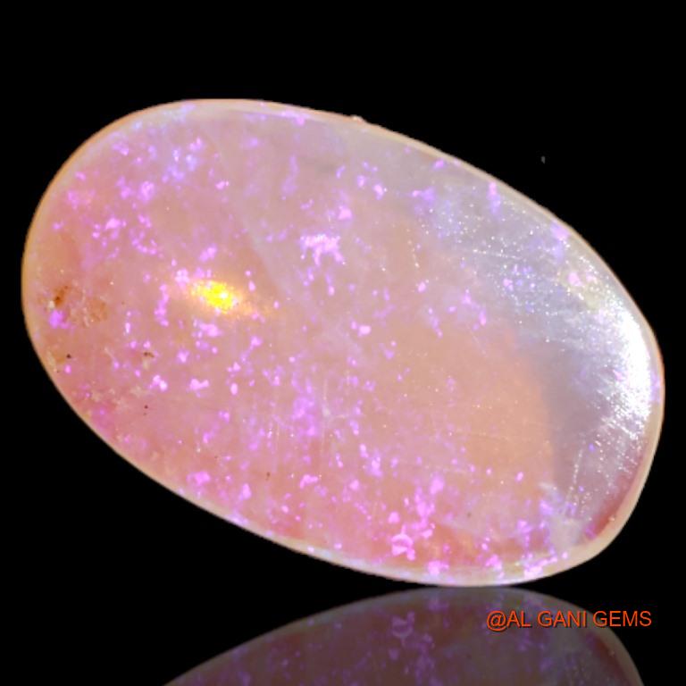 2.90 Cts Natural Australian Fire Opal Loose Gemstone Oval Cabochon 14x9x2 mm A-549