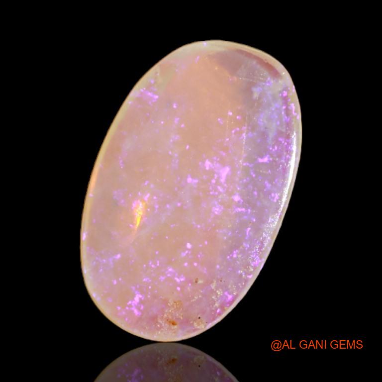 2.90 Cts Natural Australian Fire Opal Loose Gemstone Oval Cabochon 14x9x2 mm A-549