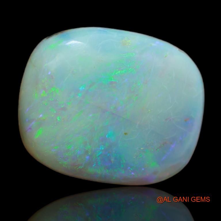 Natural Fire Opal Gemstone 9.50 Cts Loose Fancy Cabochon From Australia 17x14x5 mm A-54