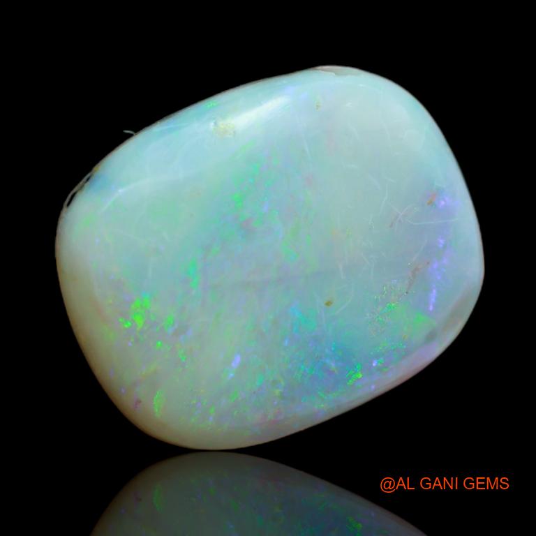 Natural Fire Opal Gemstone 9.50 Cts Loose Fancy Cabochon From Australia 17x14x5 mm A-54