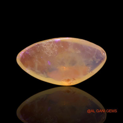 3.10 Cts Natural Australian Fire Opal Loose Gemstone Fancy Cabochon 17x9x3 mm A-550