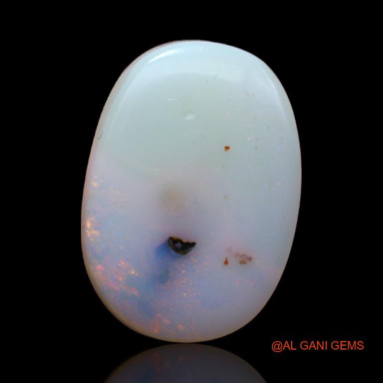 Natural Untreated Fire Opal Loose Gemstone Oval Cabochon From Australia 5.65 Cts 16x12x3 mm A-551