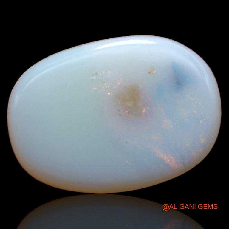 Natural Untreated Fire Opal Loose Gemstone Oval Cabochon From Australia 5.65 Cts 16x12x3 mm A-551