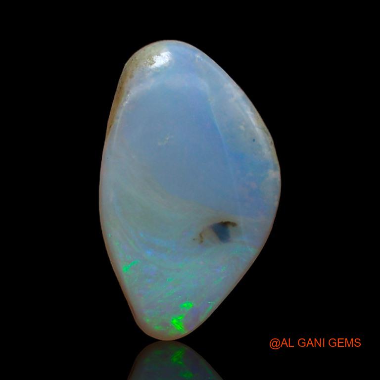4.65 Cts Unheated Australian Fire Opal Loose Gemstone Fancy Cabochon Natural 18x11x3 mm A-552