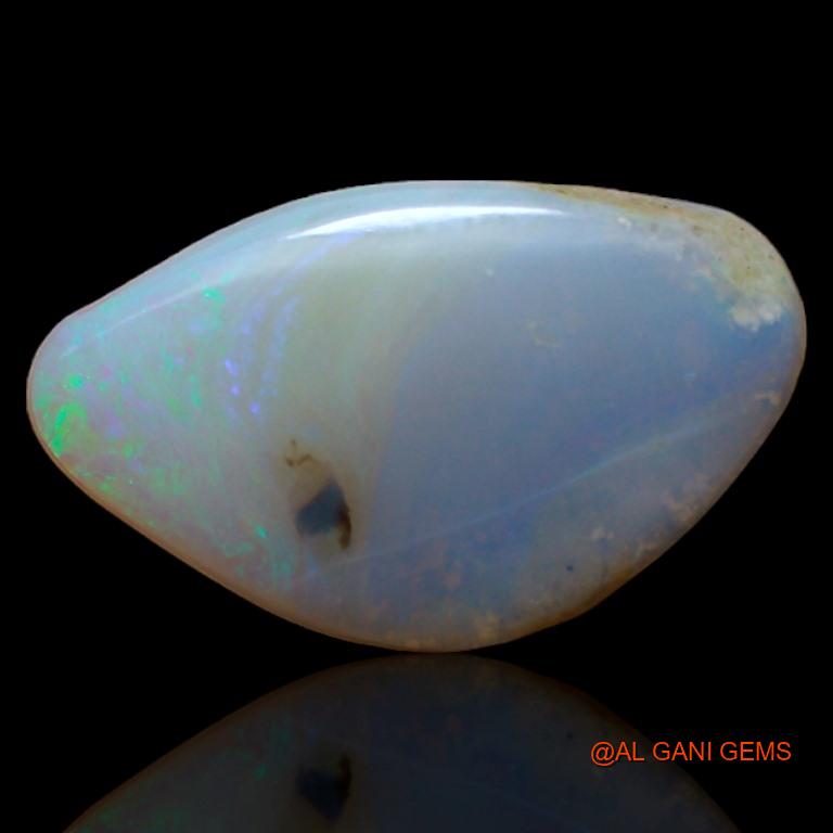 4.65 Cts Unheated Australian Fire Opal Loose Gemstone Fancy Cabochon Natural 18x11x3 mm A-552