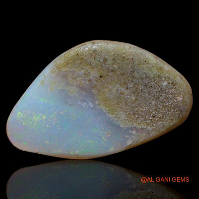 4.65 Cts Unheated Australian Fire Opal Loose Gemstone Fancy Cabochon Natural 18x11x3 mm A-552