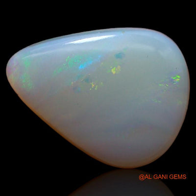 Natural Untreated Fire Opal Loose Gemstone Pear Cabochon From Australia 2.75 Cts 13x10x3 mm A-554