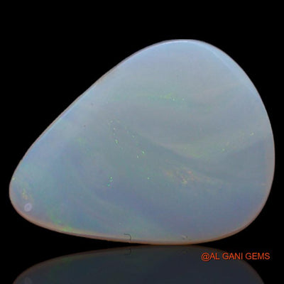 Natural Untreated Fire Opal Loose Gemstone Pear Cabochon From Australia 2.75 Cts 13x10x3 mm A-554