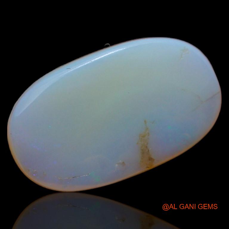 4.50 Cts Natural Australian Fire Opal Oval Cabochon Loose Gemstone For Jewelry 16x9x3 mm A-555
