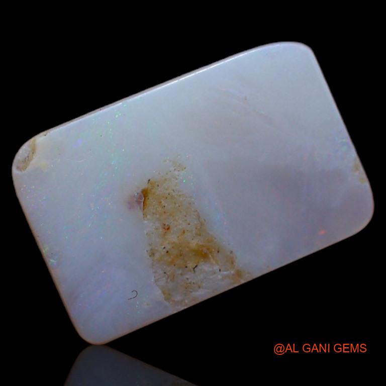2.65 Cts Natural Australian Fire Opal Loose Gemstone Square Cabochon 13x9x2 mm A-556