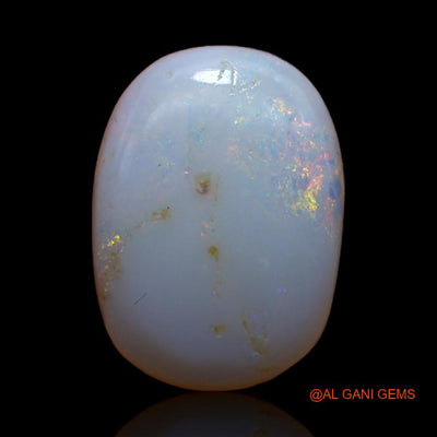 Natural Untreated Fire Opal Loose Gemstone Oval Cabochon From Australia 3.70 Cts 13x9x4 mm A-557