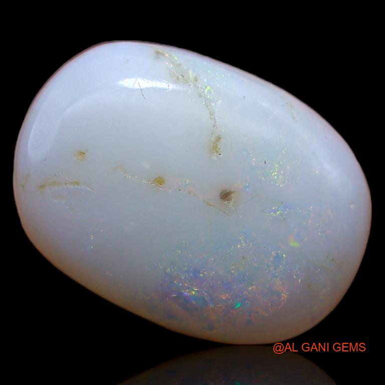 Natural Untreated Fire Opal Loose Gemstone Oval Cabochon From Australia 3.70 Cts 13x9x4 mm A-557