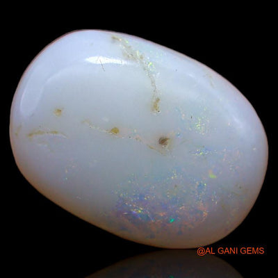 Natural Untreated Fire Opal Loose Gemstone Oval Cabochon From Australia 3.70 Cts 13x9x4 mm A-557