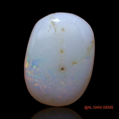 Natural Untreated Fire Opal Loose Gemstone Oval Cabochon From Australia 3.70 Cts 13x9x4 mm A-557