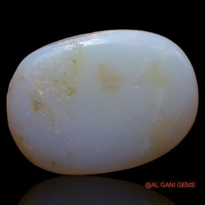 Natural Untreated Fire Opal Loose Gemstone Oval Cabochon From Australia 3.70 Cts 13x9x4 mm A-557