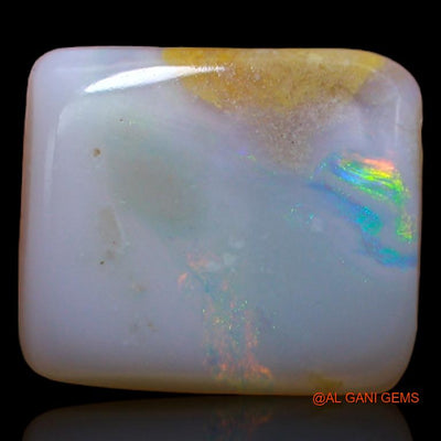 Natural Untreated Fire Opal Loose Gemstone Square Cabochon From Australia 3.90 Cts 12x10x3 mm A-559