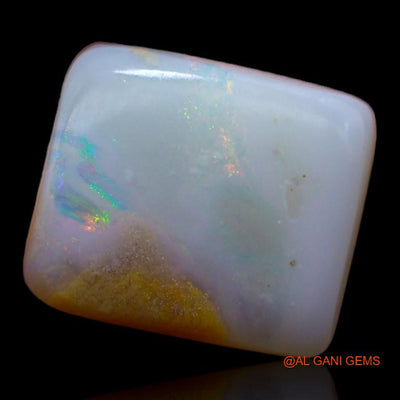 Natural Untreated Fire Opal Loose Gemstone Square Cabochon From Australia 3.90 Cts 12x10x3 mm A-559