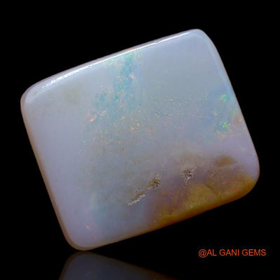 Natural Untreated Fire Opal Loose Gemstone Square Cabochon From Australia 3.90 Cts 12x10x3 mm A-559