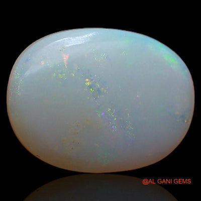 Natural Untreated Fire Opal Loose Gemstone Oval Cabochon From Australia 3.50 Cts 12x9x4 mm A-560