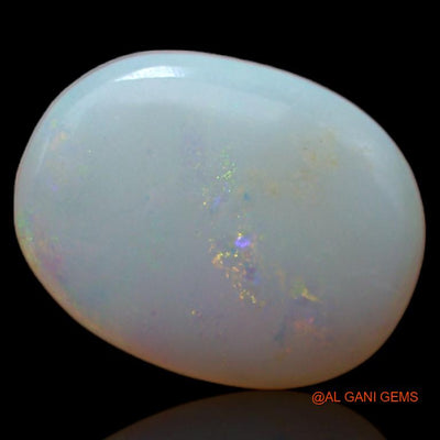 Natural Untreated Fire Opal Loose Gemstone Oval Cabochon From Australia 3.50 Cts 12x9x4 mm A-560