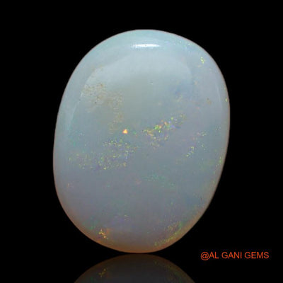 Natural Untreated Fire Opal Loose Gemstone Oval Cabochon From Australia 3.50 Cts 12x9x4 mm A-560