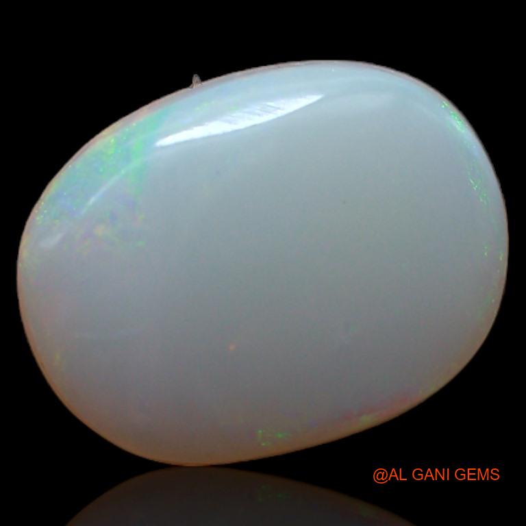 Natural Untreated Fire Opal Loose Gemstone Oval Cabochon From Australia 3.50 Cts 12x9x4 mm A-560
