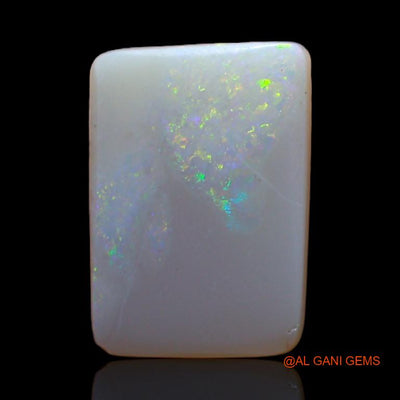 2.85 Cts Unheated Australian Fire Opal Loose Gemstone Square Cabochon Natural 11x7x3 mm A-561