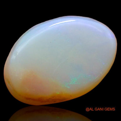 Natural Fire Opal Gemstone 3.35 Cts Loose Fancy Cabochon From Australia 13x9x4 mm A-563