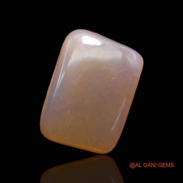 3.90 Cts Natural Australian Fire Opal Loose Gemstone Square Cabochon 13x9x3 mm A-564